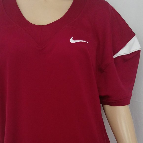 Nwt $75 NIKE Red Performance Training Top 2XL/3XL - Picture 3 of 10